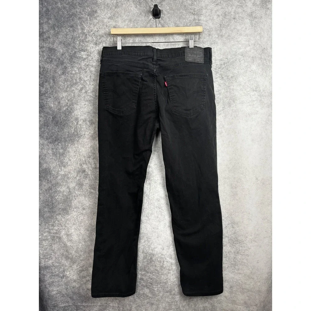 Levi's Men's 541 Athletic Taper Jeans in  Black Stretch Denim Size 34x32